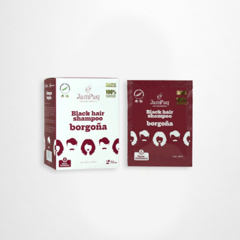 Tinte Shampoo Borgoña 10pcs