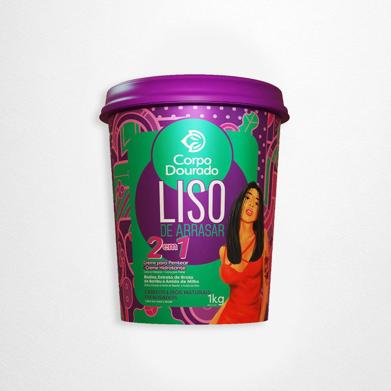 Crema de Peinar e Hidratación 2 en 1 Liso de Arrasar 1kg