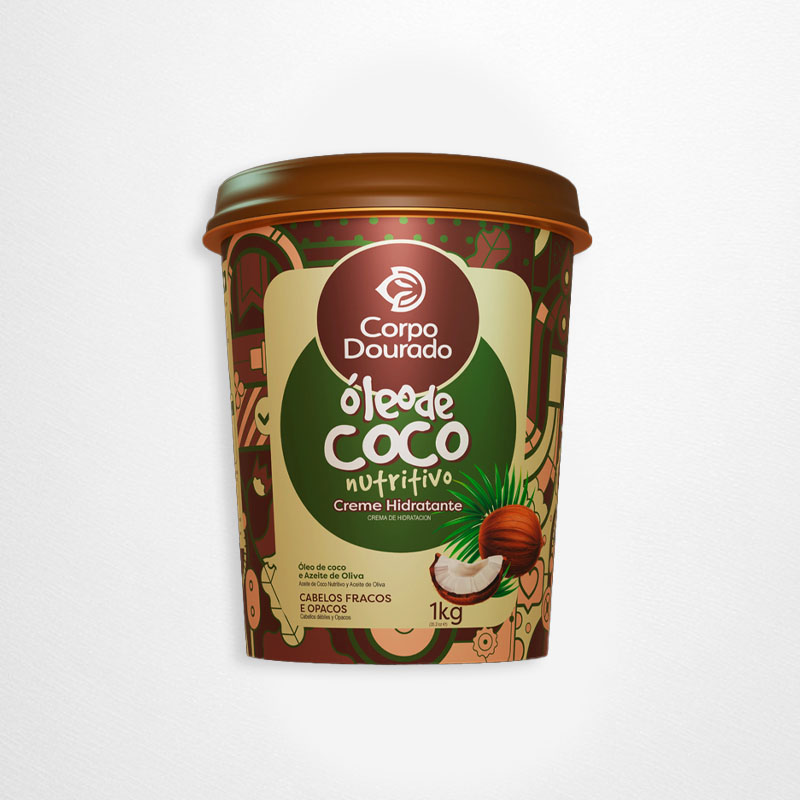 Crema Hidratante Óleo de Coco 1kg